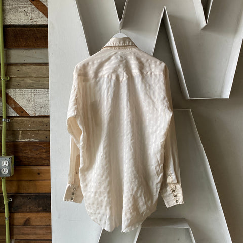 70's H-BAR-C Western Shirt - XL