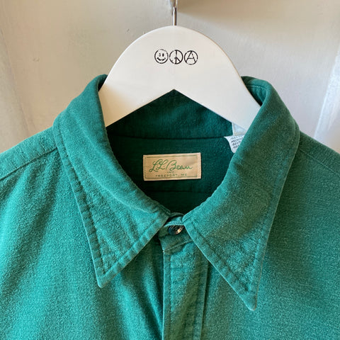 70’s LL Bean Chamois Button-Up - XL