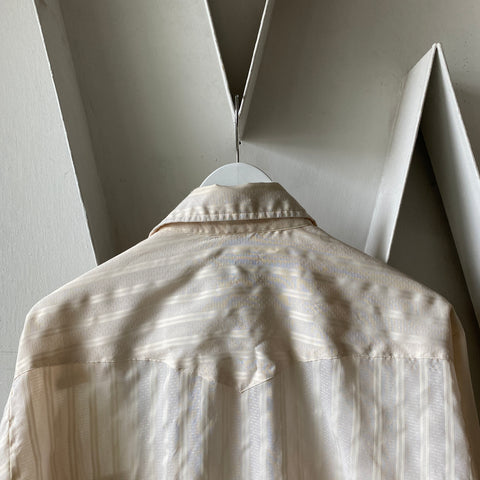 70's H-BAR-C Western Shirt - XL