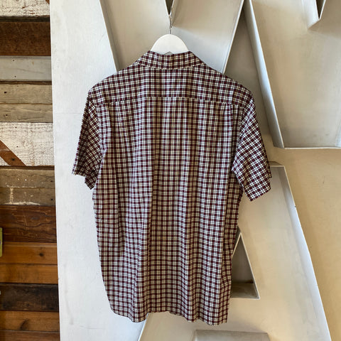 50’s Jantzen Plaid Button-Up - Large