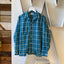 60’s Penney’s Plaid Loop Collar - Large