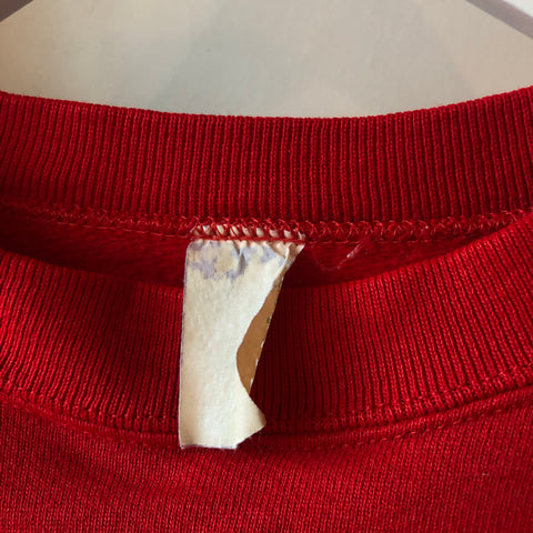 80's Red Crewneck - Large