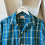 60’s Penney’s Plaid Loop Collar - Large