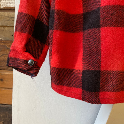 40’s Montgomery Ward Plaid Jacket - XS