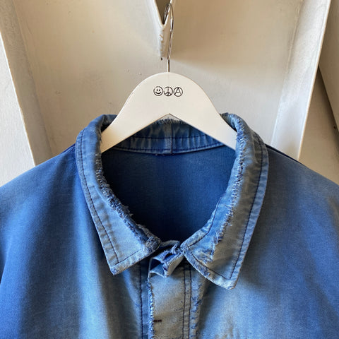 60’s Repaired Moleskin French Chore Coat - Large
