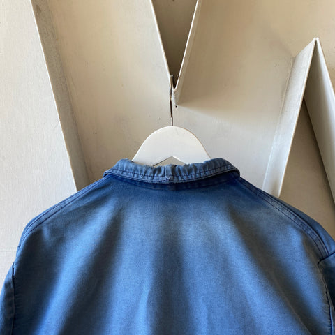 60’s Repaired Moleskin French Chore Coat - Large