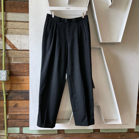 80’s Givenchy Pleated Trousers - 31” x 28”