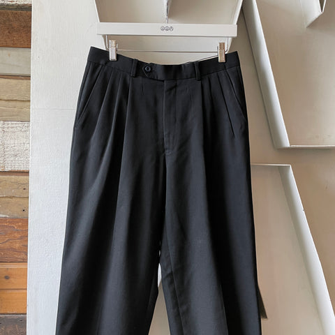 80’s Givenchy Pleated Trousers - 31” x 28”