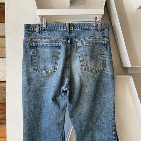 80’s Levi’s Orange Tab Denim - 35” x 29”