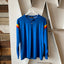 Blue rainbow henley - Large