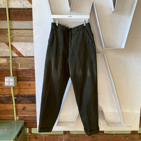 60’s Whipcord Wool Work Pants - 31” x 31”