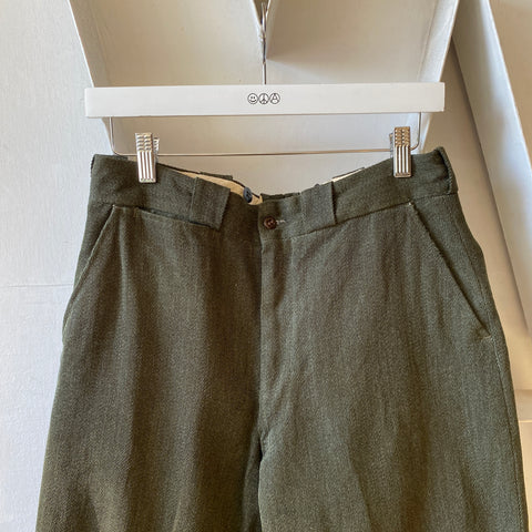 60’s Whipcord Wool Work Pants - 31” x 31”