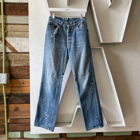 90’s Thrashed Levi’s 501 - 27” x 30.5”