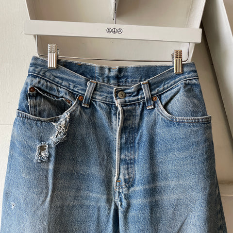 90’s Thrashed Levi’s 501 - 27” x 30.5”