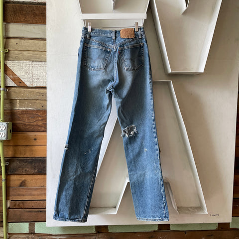 90’s Thrashed Levi’s 501 - 27” x 30.5”