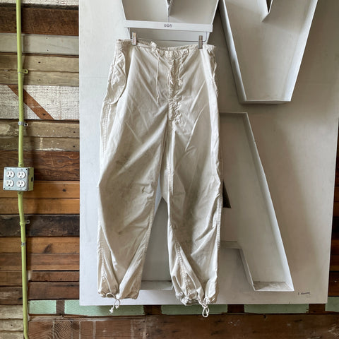 70’s Military Snow Camo Pants - 33” x 26.5”