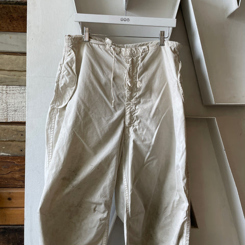 70’s Military Snow Camo Pants - 33” x 26.5”