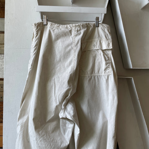 70’s Military Snow Camo Pants - 33” x 26.5”