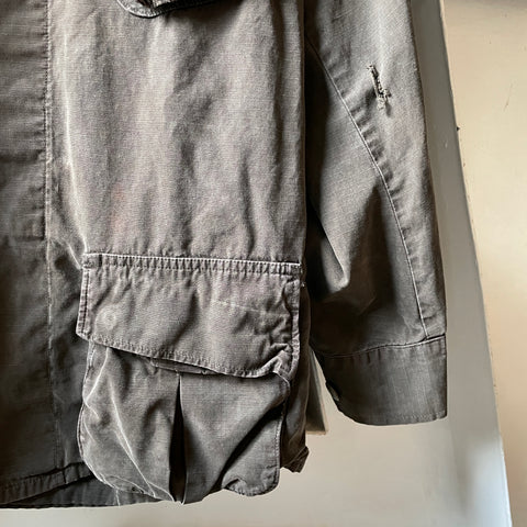 60’s Military Black Overdyed Poplin Jacket - Medium