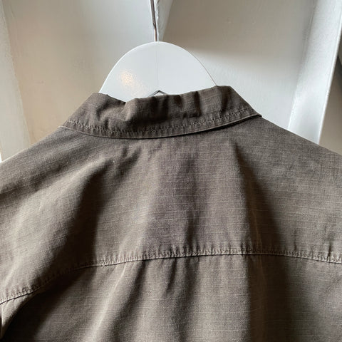 60’s Military Black Overdyed Poplin Jacket - Medium