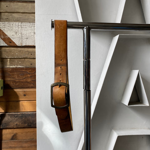 Heavy Leather Belt - Fits 29" - 32"