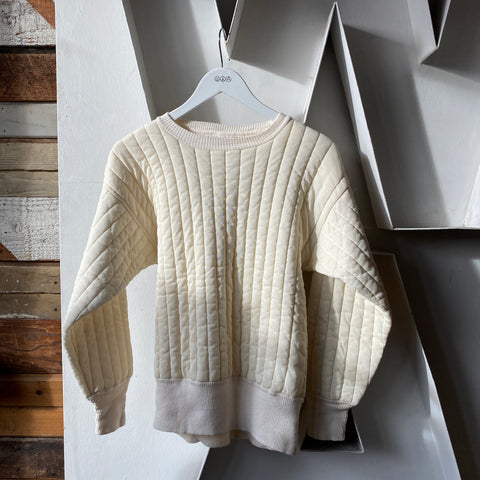 60's Quilted Bodygard Sweatshirt - Large