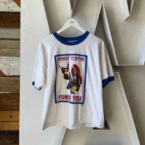 90’s George Clinton Ringer Tee - Large