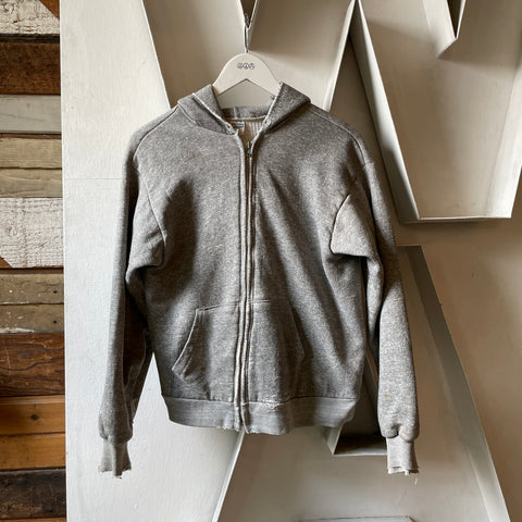 70’s Healthknit Thermal Lined Zip Hoodie - Large