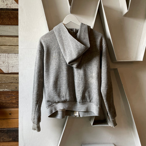 70’s Healthknit Thermal Lined Zip Hoodie - Large
