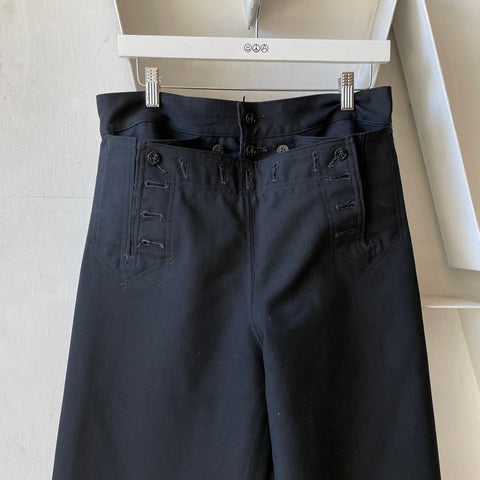 60’s Wool Sailor Trousers - 31" x 30”