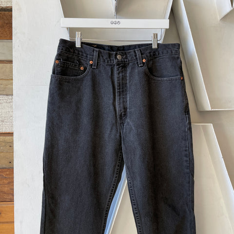90’s Levi’s Black 505 Denim - 32" x 29”