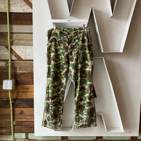 70's Ranger Camo Pants - 33” x 28”
