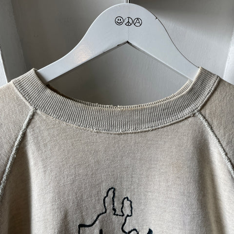 60’s Two Tone Gusset Crewneck Sweatshirt - Medium