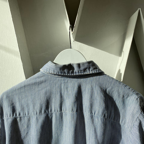 80’s Key Half Zip Work Shirt - Large