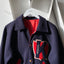 50's Reversible Wool & Satin Varsity Jacket - Medium