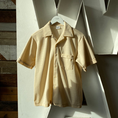 70's Montgomery Ward Sheer Button Up - Medium