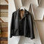 50's Leather Jacket - Medium
