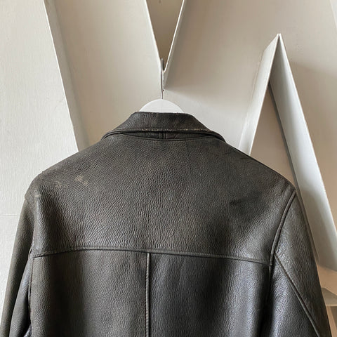 50's Leather Jacket - Medium