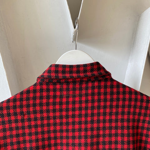 40’s Chippewa Wool Plaid Flannel - Large