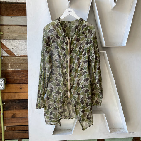 60’s Camouflage Mesh Zip-Up Jacket - Medium