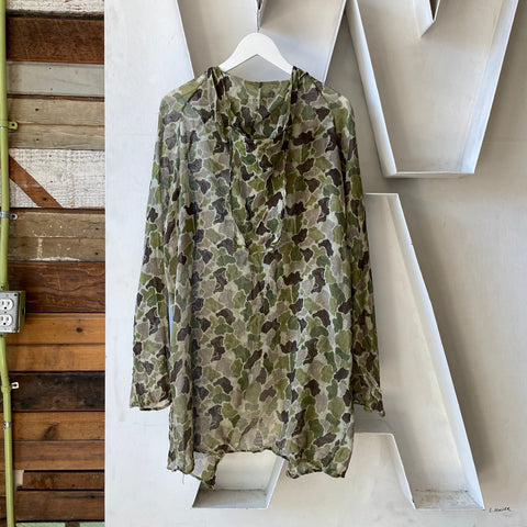 60’s Camouflage Mesh Zip-Up Jacket - Medium
