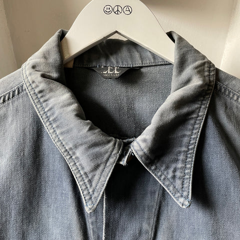 70’s Lee Faded Moleskin Trucker Jacket - Medium