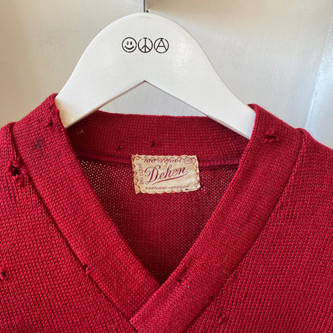 60's Dehen Collegiate Sweater - Medium