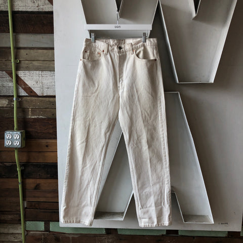 80's White Levi’s - 31” x 31”