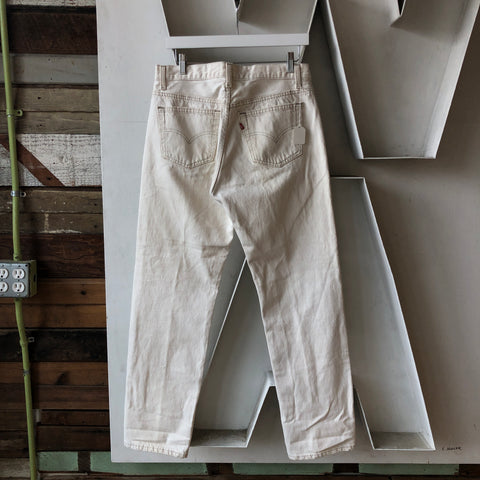 80's White Levi’s - 31” x 31”