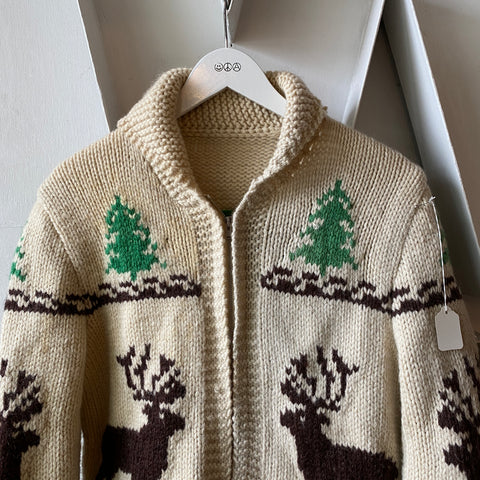70’s Lightning Zip Cowichan - Large