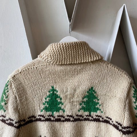 70’s Lightning Zip Cowichan - Large