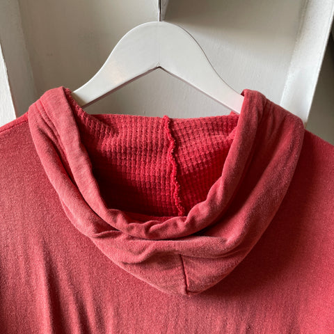 60’s Faded Thermal Lined Zip Hoodie - Medium