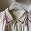 60's Embroidered Canvas Jacket - XL