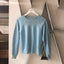 80's Blue Raglan Sweat - Large